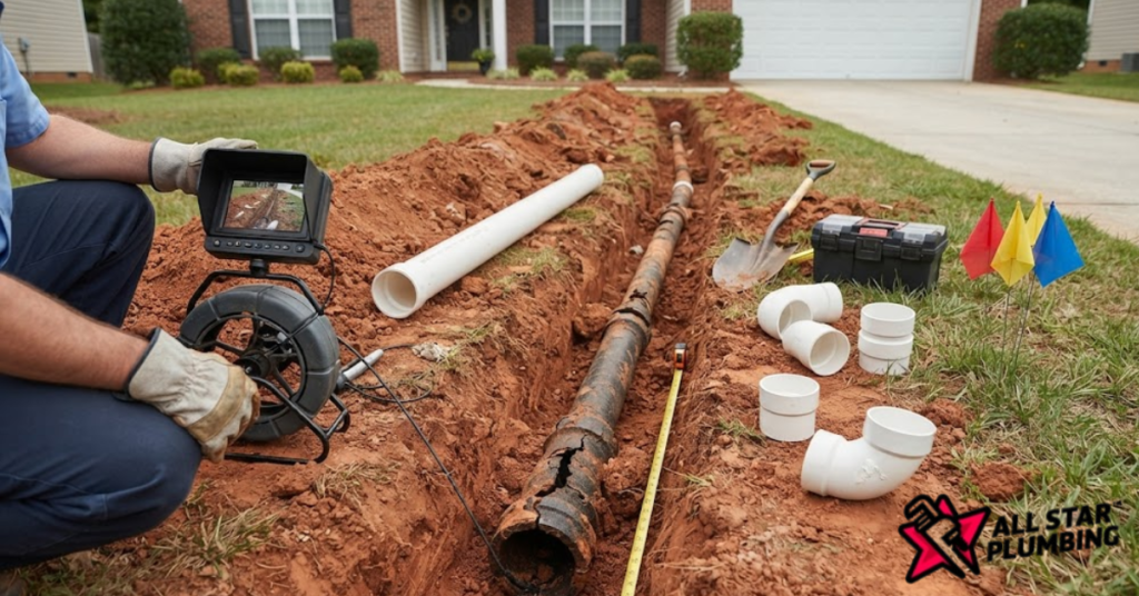 Sewer Line Replacement Cost: What Triad Homeowners Pay
